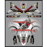 honda rockstar cr450 crf450r 2005 2006 2007 2008 graphics decals stickers