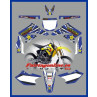 suzuki rmz250 2004 2006 rockstar blue