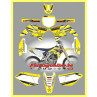 suzuki rmz250 2007 2009 rockstar yellow