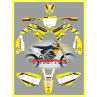 suzuki rmz450 2008 2013 rockstar yellow