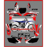 yamah f l tsi red team graphics yz250f 2010 2011