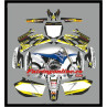 yamaha rockstar black yzf250 450 2006 2009